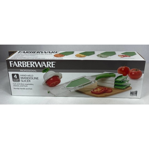 Farberware Other - Farberware Hand-Held Mandolin Fruit and Vegetable Slicer 4 Blades NIB